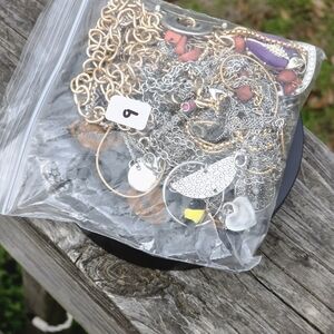 Mixed Metal and Bead Jewelry Lot